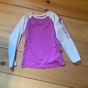 Women’s small long sleeve swim shirt